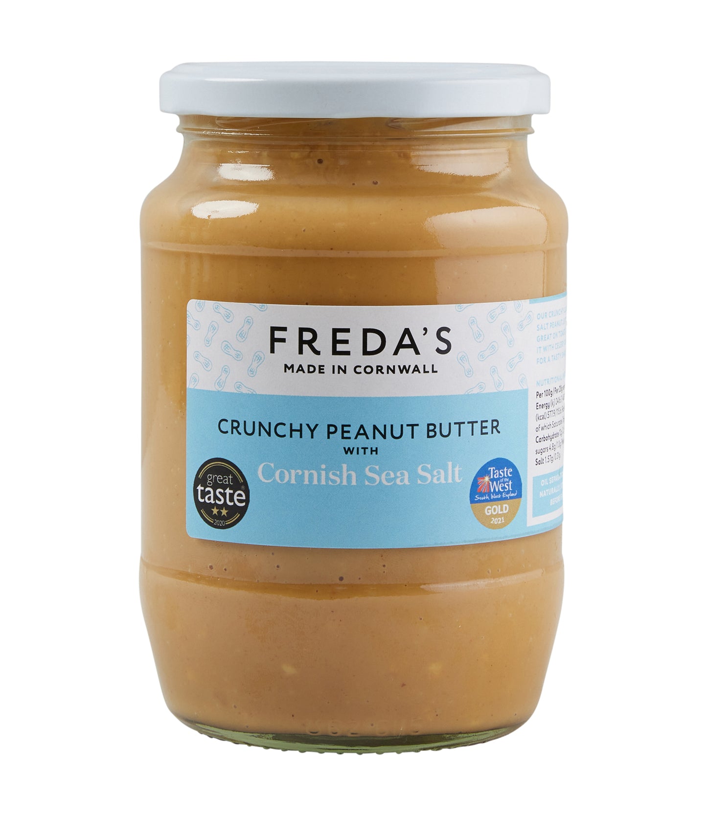 Freda's Peanut Butter - Cornish Sea Salt 750g