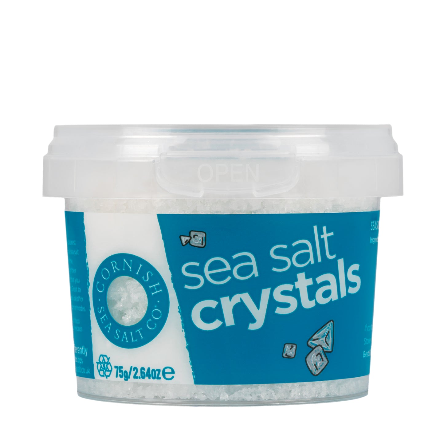 Cornish Sea Salt - Sea Salt Crystals - 75g