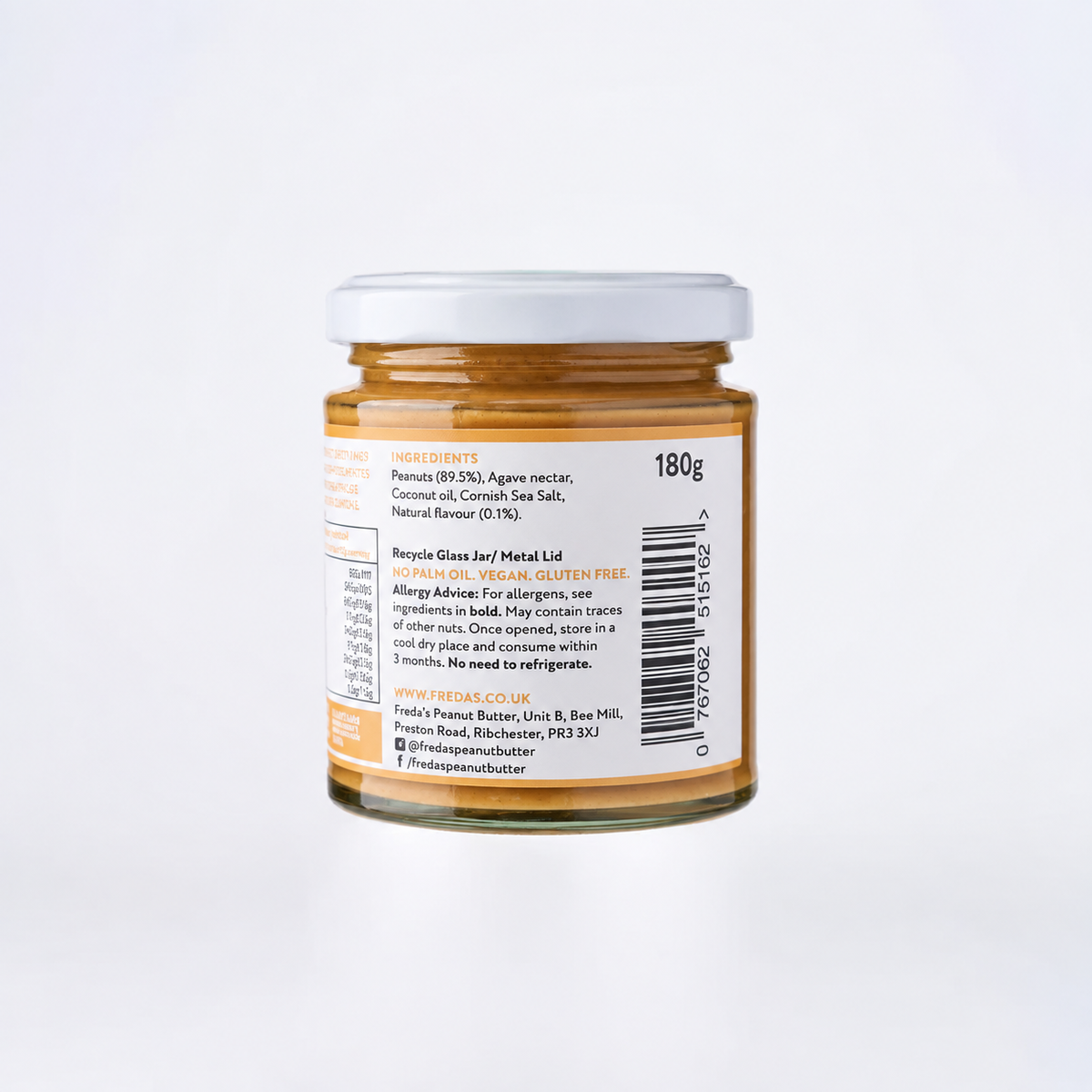 Freda's Peanut Butter - Salted Caramel 180g