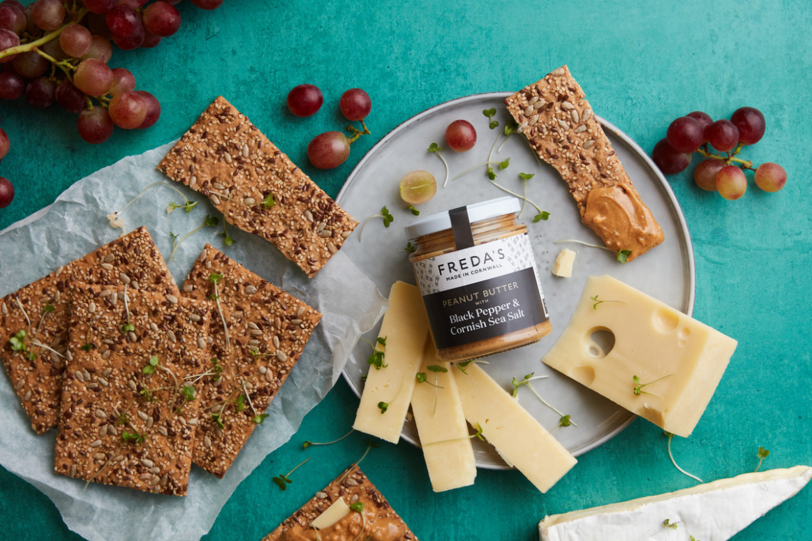 Freda's Peanut Butter - Black Pepper & Cornish Sea Salt 180g