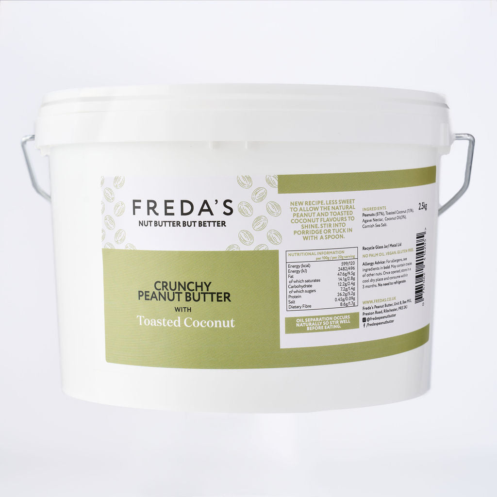 Freda's Peanut Butter - Toasted Coconut 2.5kg