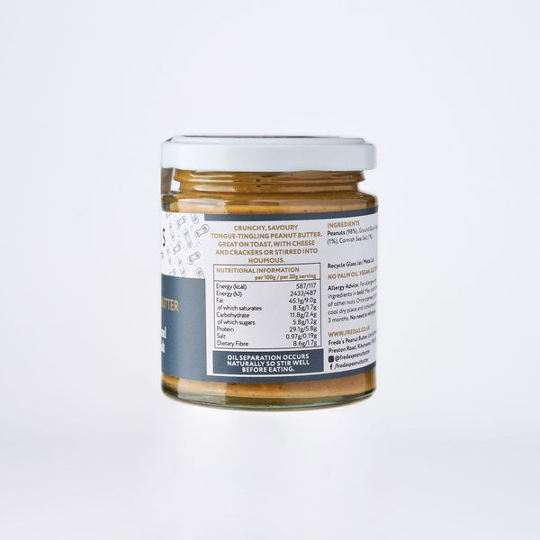 Freda's Peanut Butter - Black Pepper & Cornish Sea Salt 180g – Fredas ...