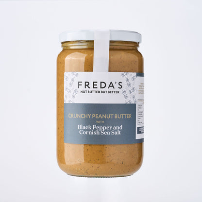 Freda's Peanut Butter - Black Pepper & Cornish Sea Salt 750g