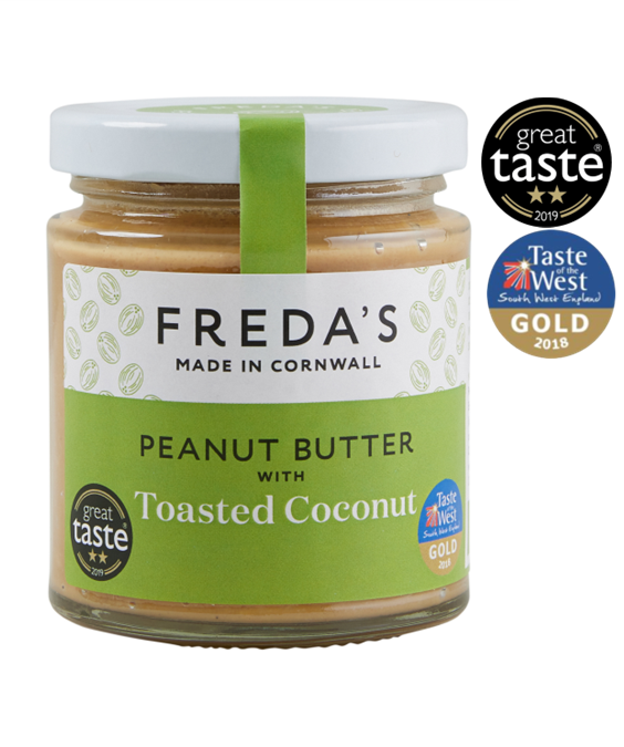 Freda's Peanut Butter - Toasted Coconut 180g