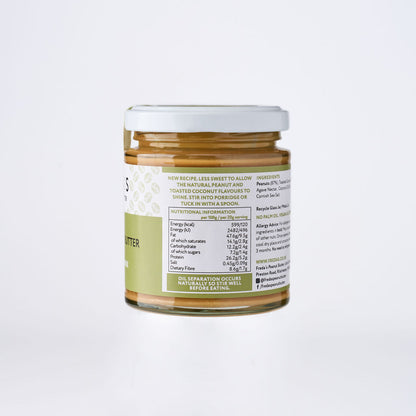 Freda's Peanut Butter - Toasted Coconut 180g