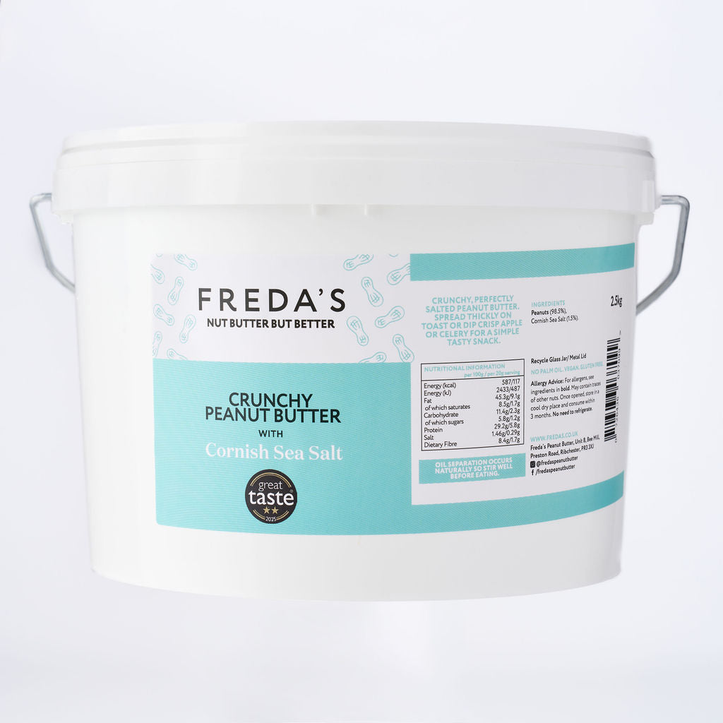 Freda's Peanut Butter - Cornish Sea Salt 2.5kg