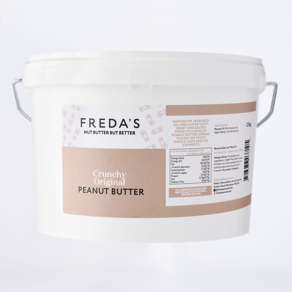 Freda's Crunchy Original Peanut Butter 2.5kg