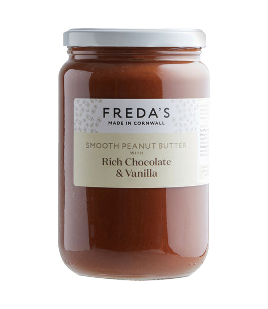 Freda's Peanut Butter - Rich Chocolate and Vanilla 750g