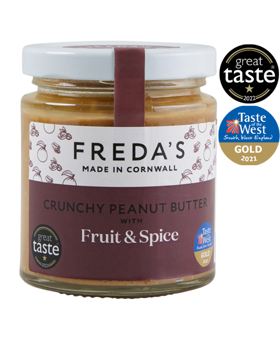 Freda's Peanut Butter - Fruit & Spice 180g