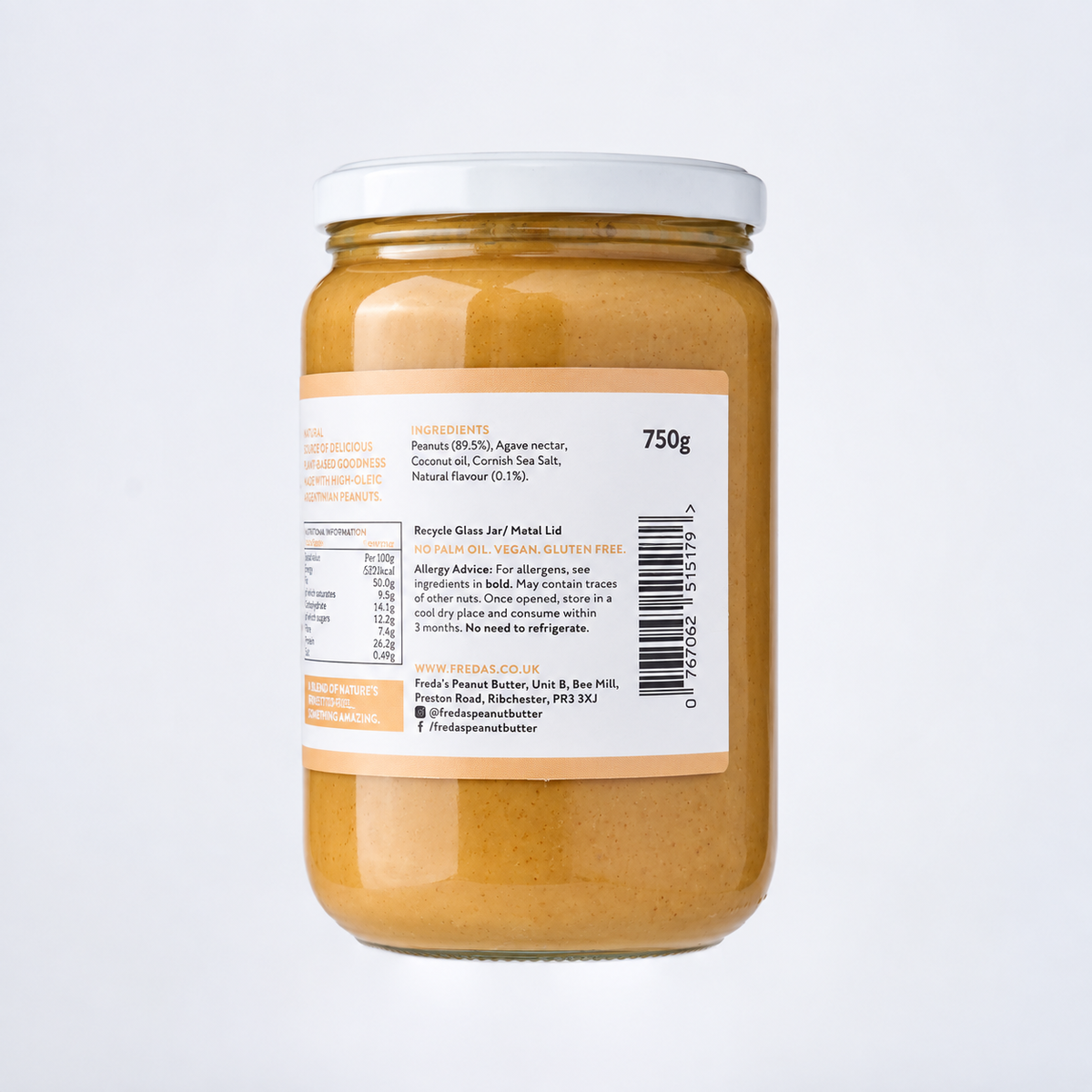 Freda's Peanut Butter - Salted Caramel 750g