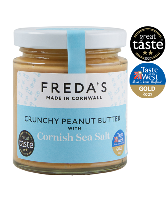 Freda's Peanut Butter - Cornish Sea Salt 180g