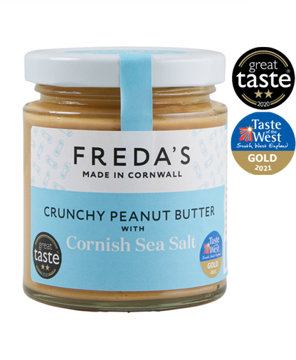 Freda's Peanut Butter - Cornish Sea Salt 180g