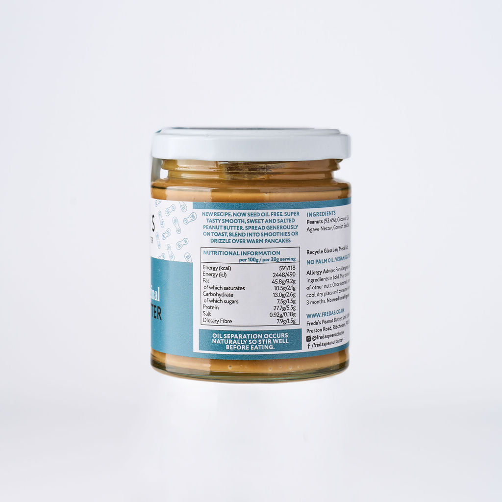 Freda's Peanut Butter - Smooth Original 180g