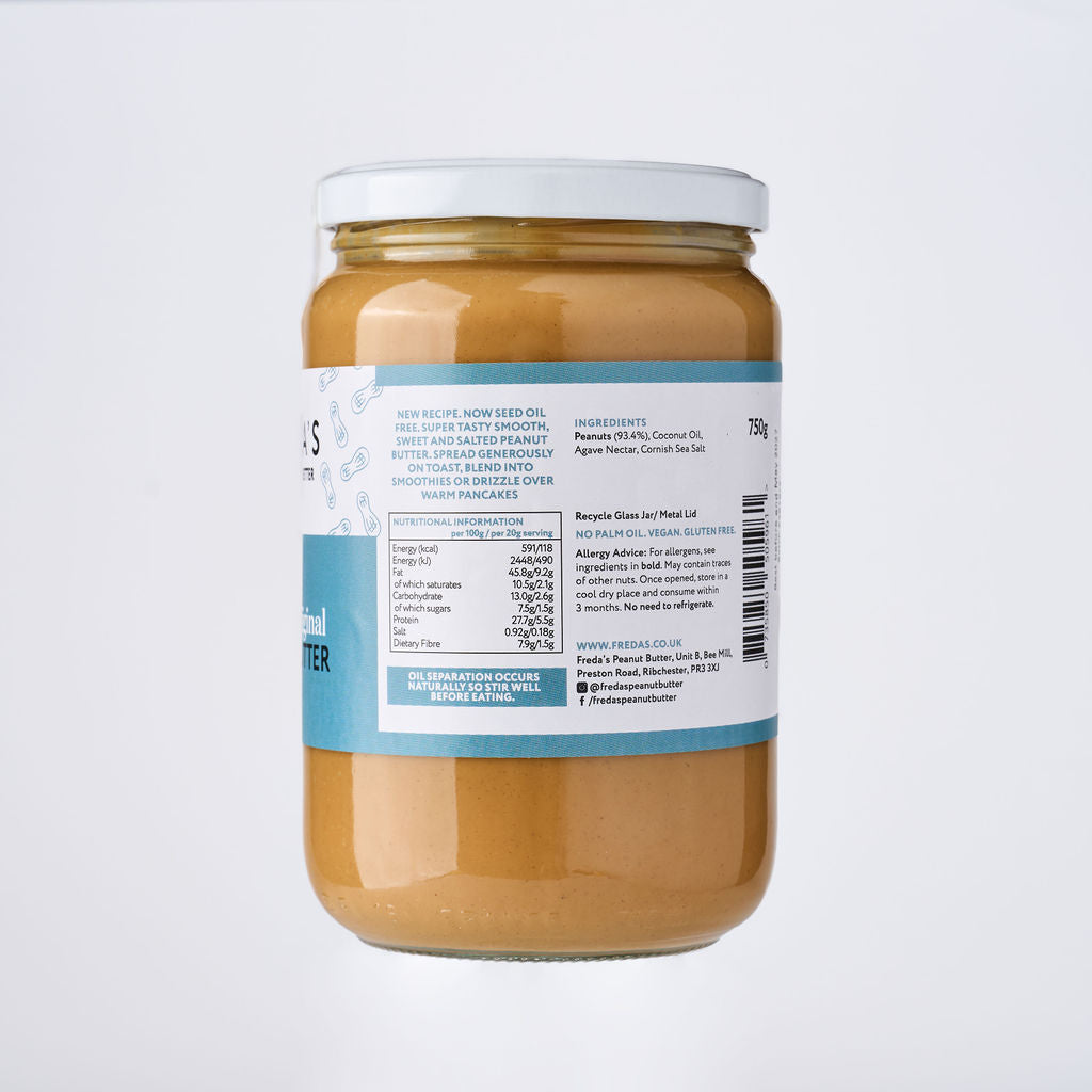 Freda's Peanut Butter - Smooth Original 750g